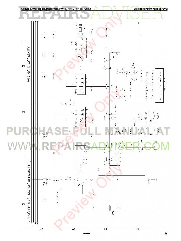 Volvo Trucks Fm7 16  Nh12 Wiring Diagram Service